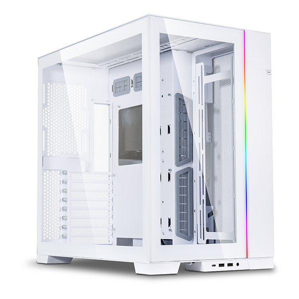 Корпус LIAN-LI O11 Dynamic EVO RGB White, EATX, Midi-Tower, 2xUSB 3.0, USB Type-C, белый, без БП (G99.O11DERGBW.00)