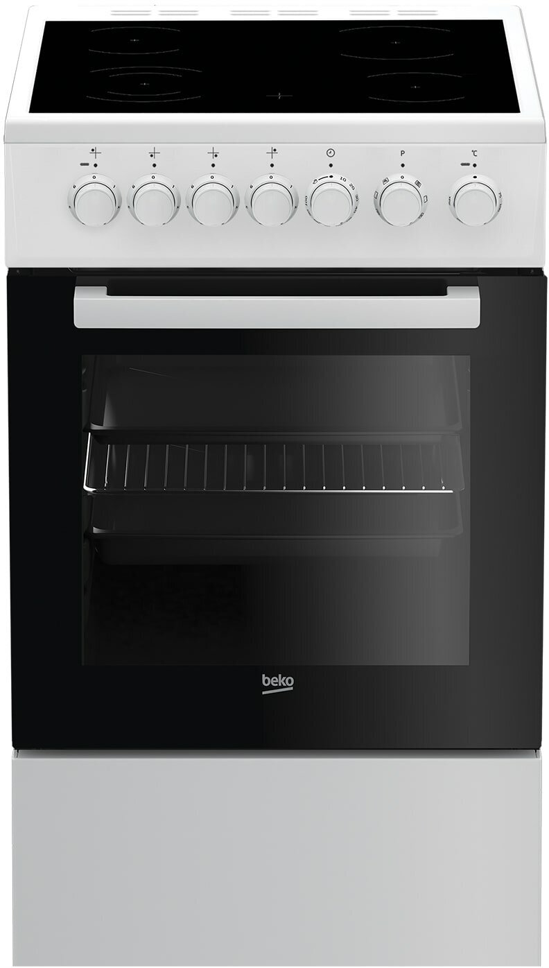

Плита Электрическая плита Beko FSE57110GW, белый (7786987648), FSE57110GW
