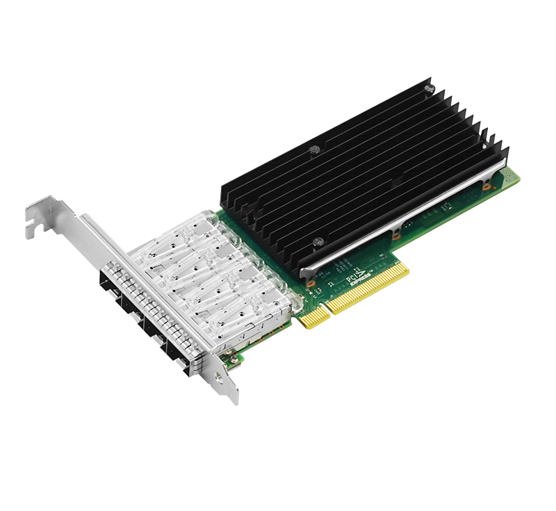 

Сетевая карта FIBO FT-N10-IP34SFP+, 4xSFP+, 10 Гб/с, PCI-Ex8, Retail (FT-N10-IP34SFP+), FT-N10-IP34SFP+