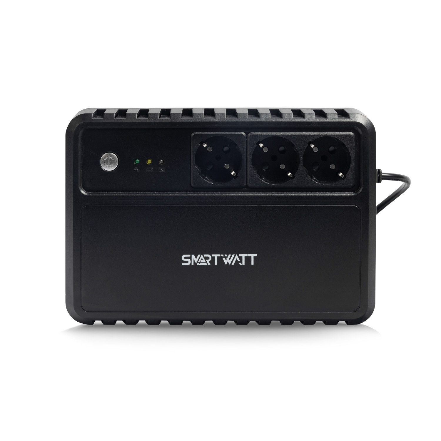 ИБП SMARTWATT UPS SAFE 1000, 1000 В·А, 600 Вт, 3 (Schuko), розеток - 3, черный (3703020260002)