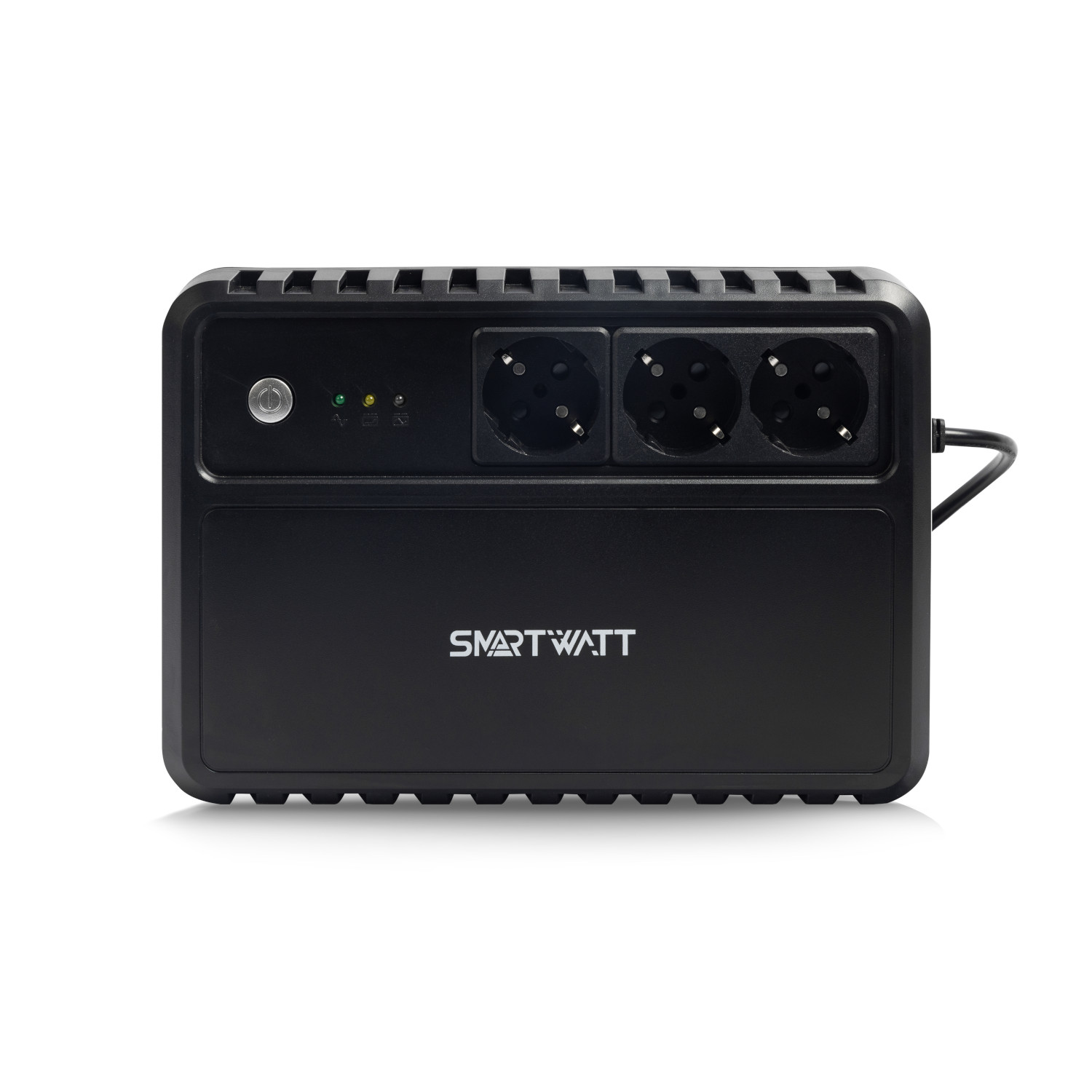 

ИБП SMARTWATT UPS SAFE 400, 400 VA, 240 Вт, 3 (Schuko), розеток - 3, черный (3703020260001), 400