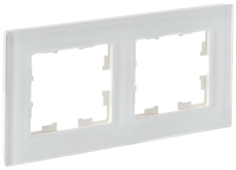 

Рамка IEK BRITE РУ-2-2-Бр, горизонтальная и вертикальная, 2-поста, белый (BR-M22-G-31-K01), РУ-2-2-Бр