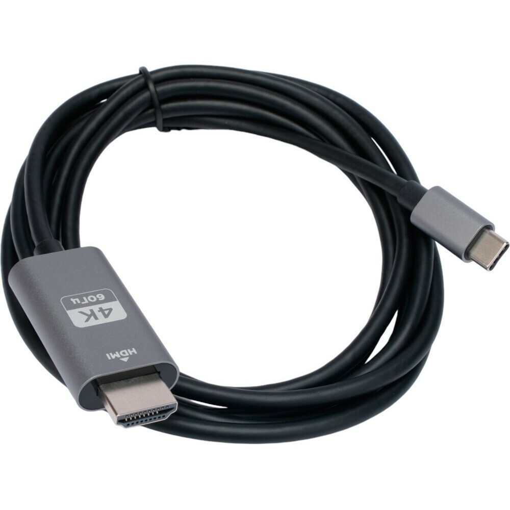 Кабель USB 2.0 Type-C(M)-HDMI(19M) v2.0 4K, 1.8 м, черный Cablexpert (CCB-A-CM-HDMI-1.8M)