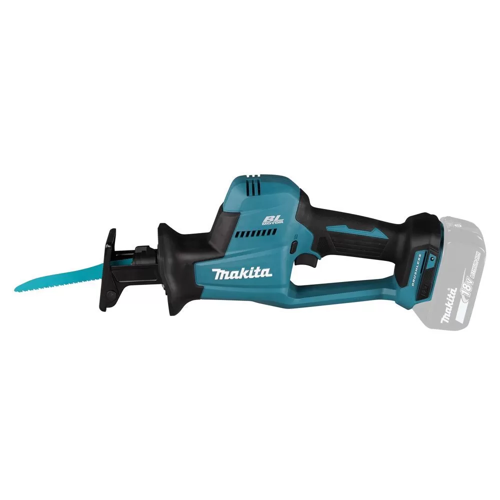 

Сабельная пила Makita DJR189Z, аккумуляторная, подсветка, Li-Ion, 18 В, бесключевая замена оснастки, поставляется без аккумуляторов и зарядного устройства (DJR189Z), DJR189Z
