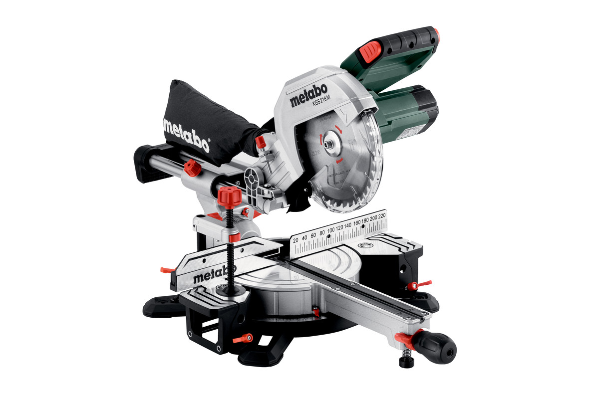 Торцовочная пила Metabo KGS 216 M, диаметр диска 21.6 см