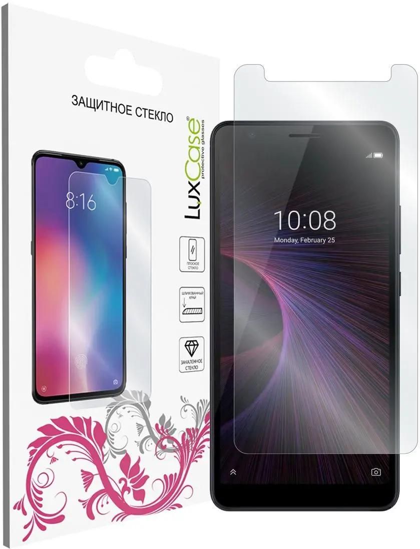 

Защитное стекло LuxCase для экрана смартфона ZTE, поверхность глянцевая, плоское (83243)