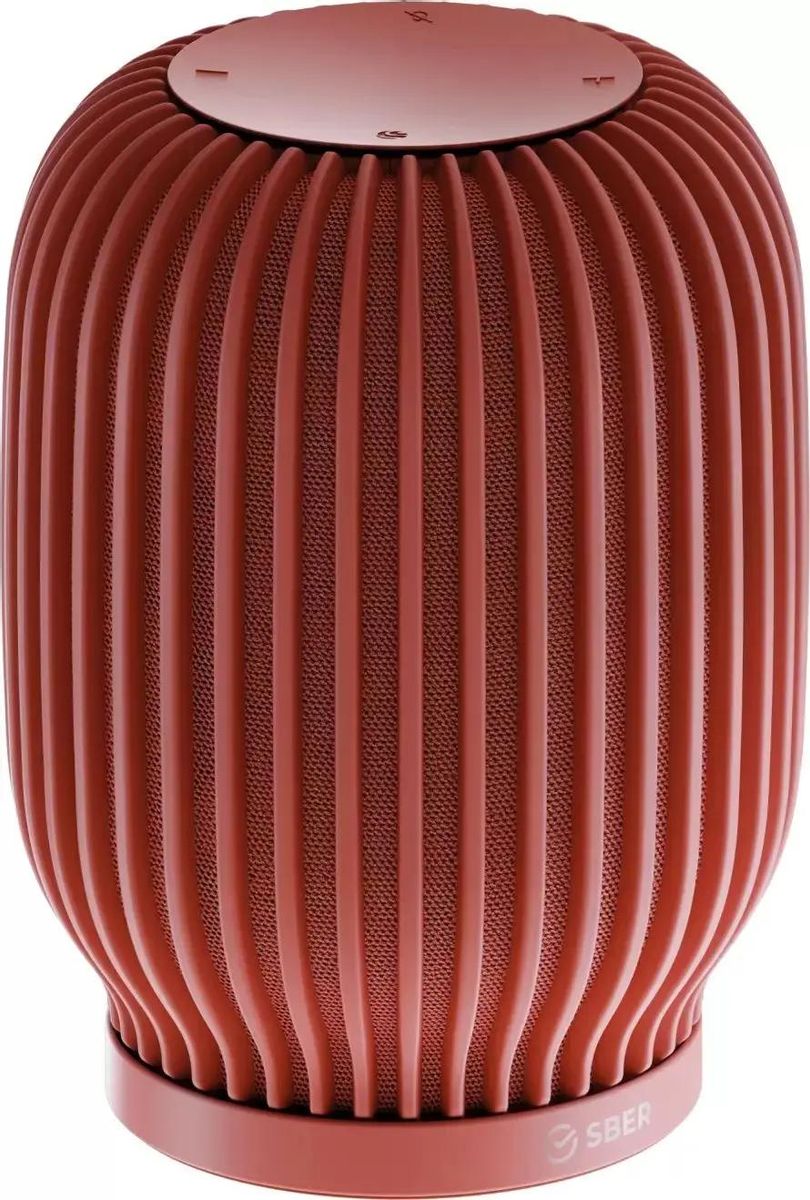 Умная колонка SBER SberBoom SBDV-00090T, красный (SBDV-00090T)