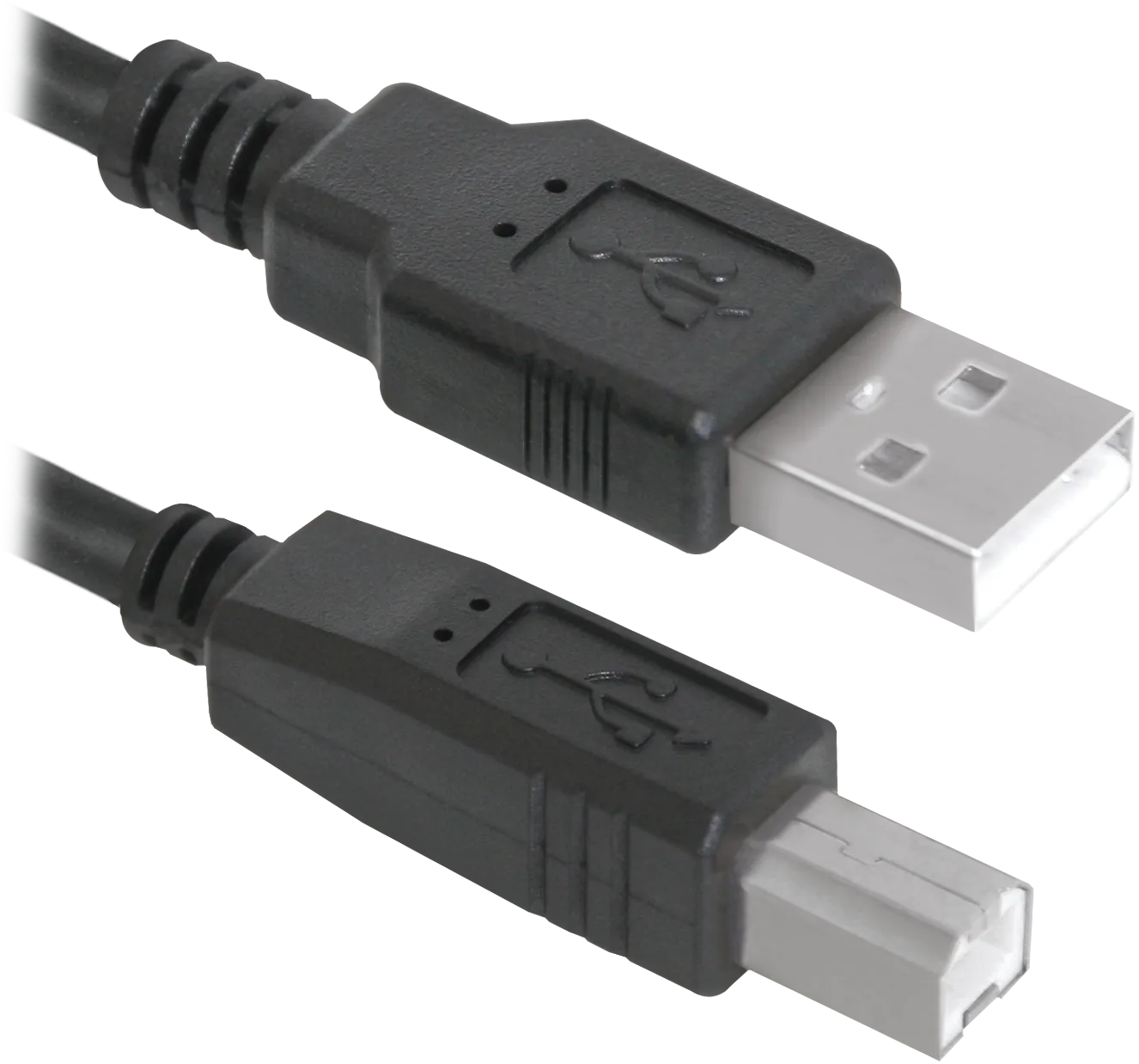 Кабель USB 2.0(Am)-USB 2.0(Bm), 1.8 м, черный, Defender USB04-06 (83763)