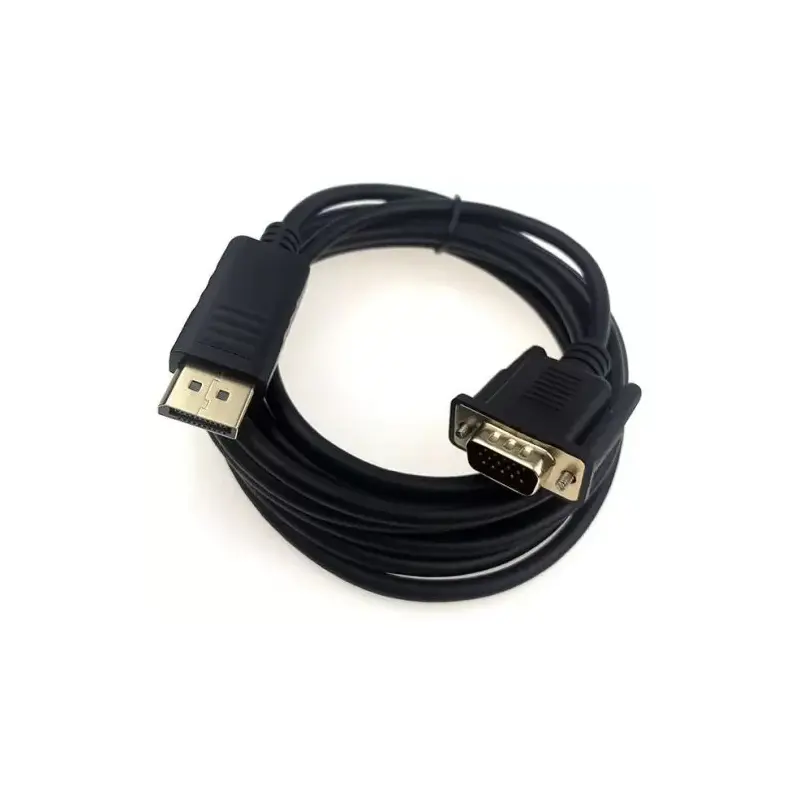 

Кабель-переходник (адаптер) DisplayPort (M)-VGA(15M) v1.3, 1.8 м, черный GoPower (00-00027497)