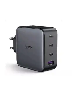 

Сетевое зарядное устройство UGREEN CD226 100 Вт, USB, 3xUSB type-C, Quick Charge, PD, 5А, серый (40747), CD226