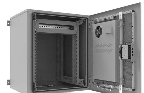 

Шкаф уличный всепогодный настенный 15U 750x600 мм, металл, серый, SNR (SNR-OWC-156060-500-AC)