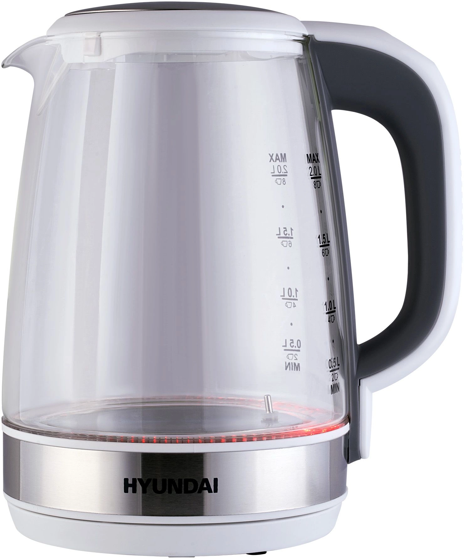 Чайник электрический Hyundai HYK-G8880 2л., 2.2 кВт