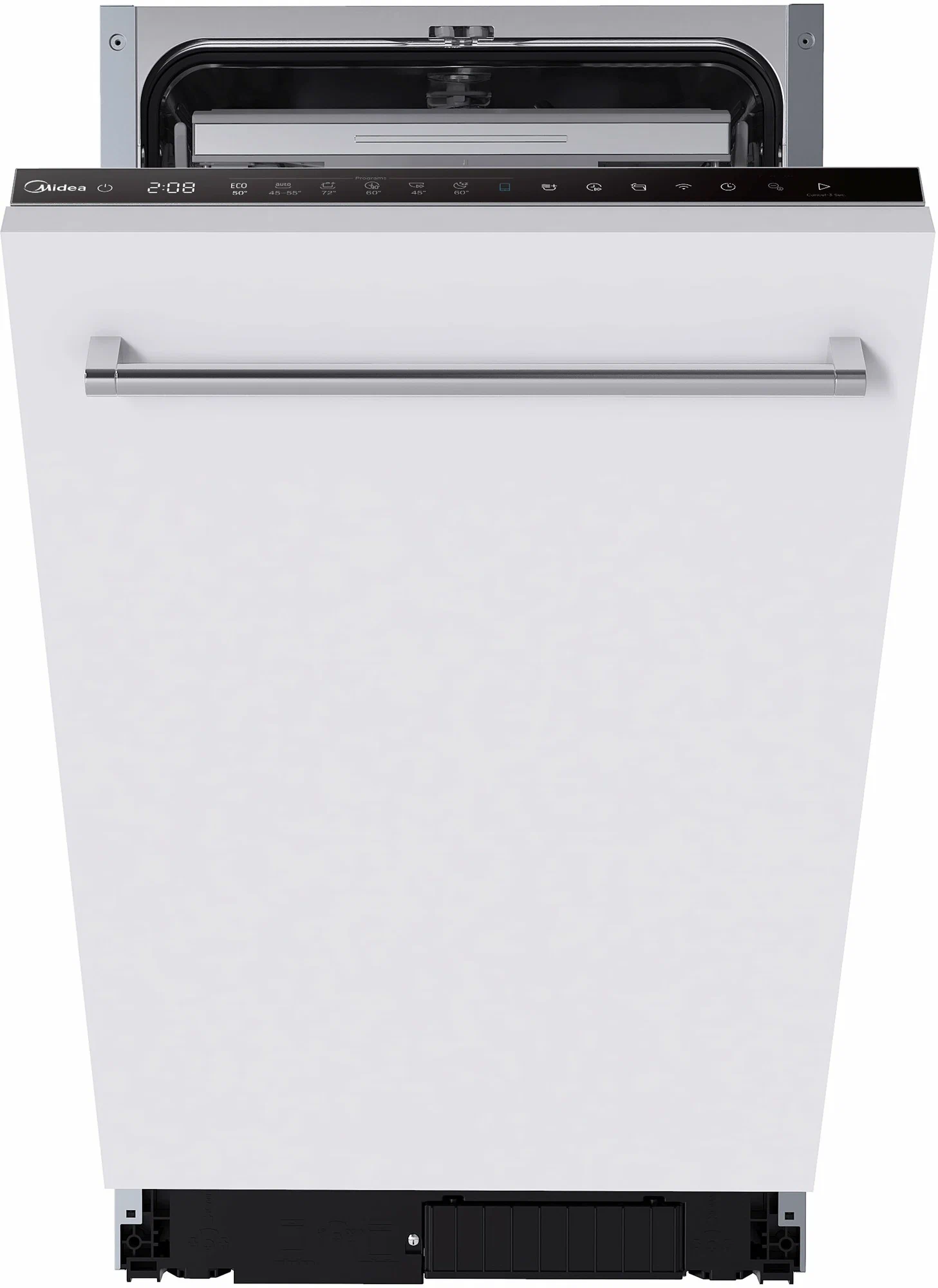 

Посудомоечная машина встраиваемая узкая Midea MID45S720I, серебристый (MID45S720I), MID45S720I