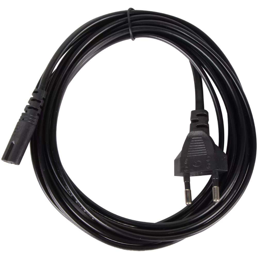 

Кабель питания Europlug(M)-IEC-320-C7, 3А, для аудио-видео техники, 3 м, черный Aopen (ACE023-3M)