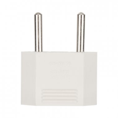 

Переходник питания (адаптер) EU/US-Europlug(M) прямая вилка, 6А, белый PROconnect (11-1041-01)