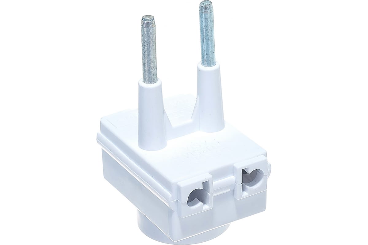 

Переходник питания (адаптер) EU/US-Europlug(M) прямая вилка, 10А, белый REXANT (11-1065)