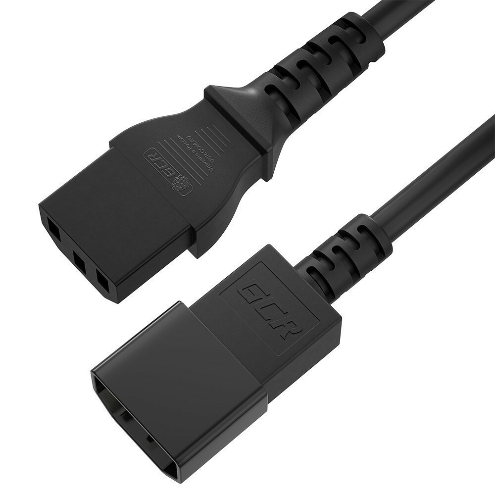 

Кабель-удлинитель питания IEC-320-C13-IEC-320-C14, 3 м, черный Greenconnect (GCR-54330)