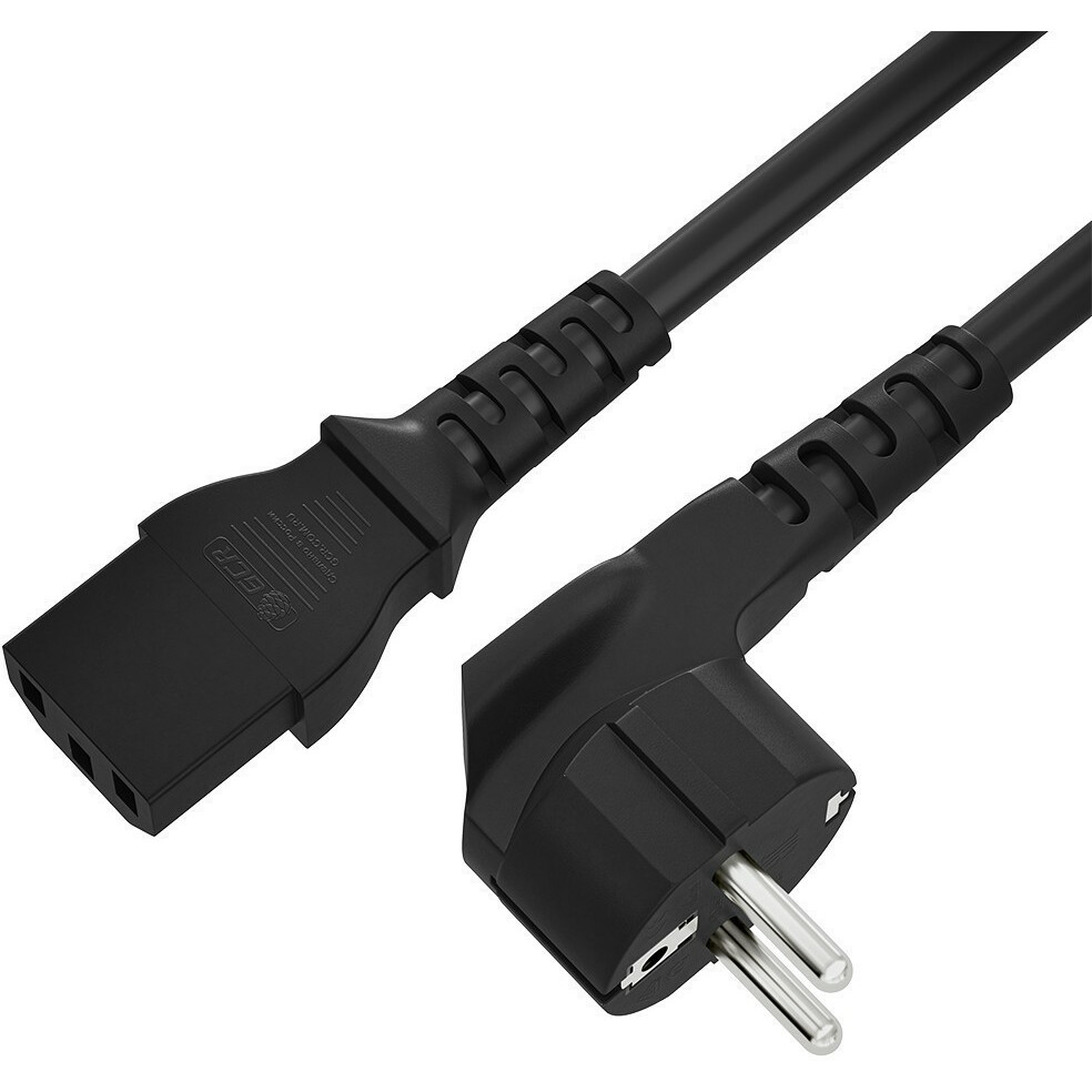 

Кабель-удлинитель питания IEC-320-C13-Europlug(M) угловая вилка/прямой штекер, 5 м, черный Greenconnect PROF (GCR-54379)
