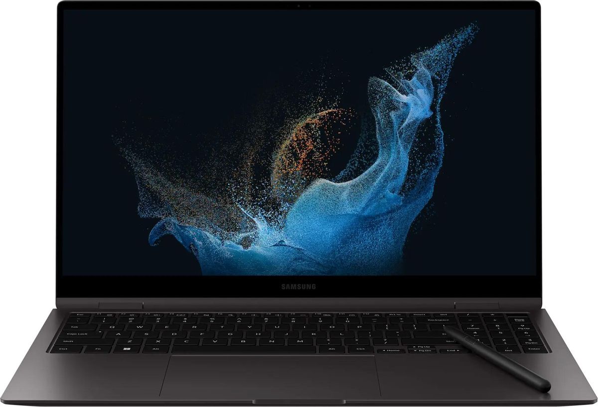 

Ноутбук SAMSUNG Galaxy Book 2 Pro 360 NP950 15.6" AMOLED 1920x1080 Touch, Intel Core i7 1260P 2.1 ГГц, 16Gb RAM, 512Gb SSD, W11, серый (NP950QED-KA1IN), Windows 11 Home (англ.), NP950