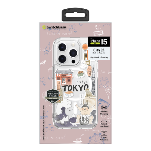 

Чехол-накладка SwitchEasy City M Tokyo для смартфона Apple iPhone 15 Pro, поликарбонат, принт (SPH56P186TK23)