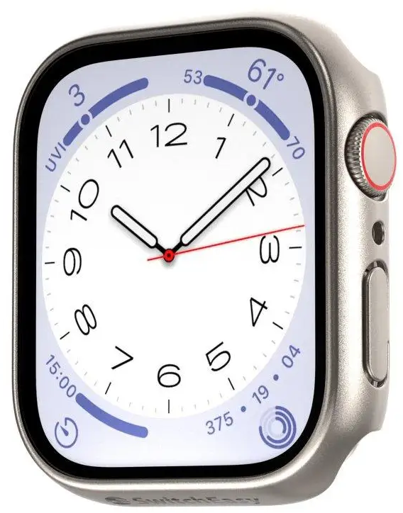 Защитное стекло SwitchEasy для Apple Watch 45mm, титановое (SAW845089TT22)