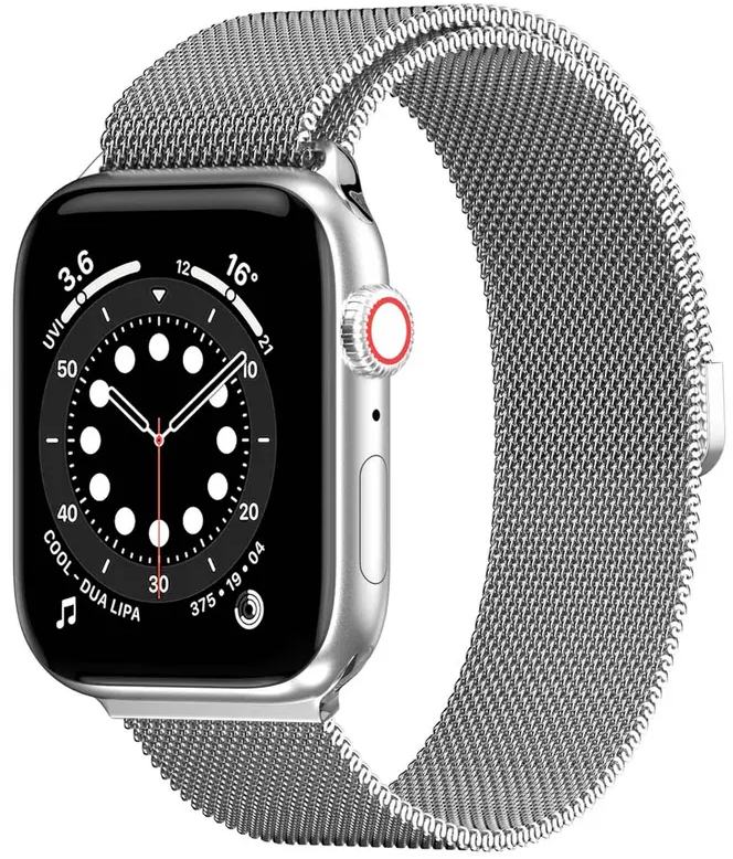 

Ремешок SwitchEasy 2022 Mesh Stainless Steel Watch Loop для Apple Watch, 38-41 мм, нержавеющая сталь, серебристый (SAW801032SV22), 0