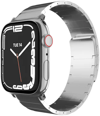 

Ремешок SwitchEasy Maestro-M Mag Stainless Steel Watch Loop для Apple Watch, 42-45 мм, нержавеющая сталь, серебристый (MAW245044SV22), 0