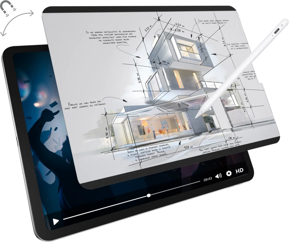 

Защитная пленка SwitchEasy для экрана планшета Apple 2022-2018 iPad Pro 11"/2022-2020 iPad Air 10.9", FullScreen, поверхность глянцевая(суперпрозрачная) (MPD219109TR22)