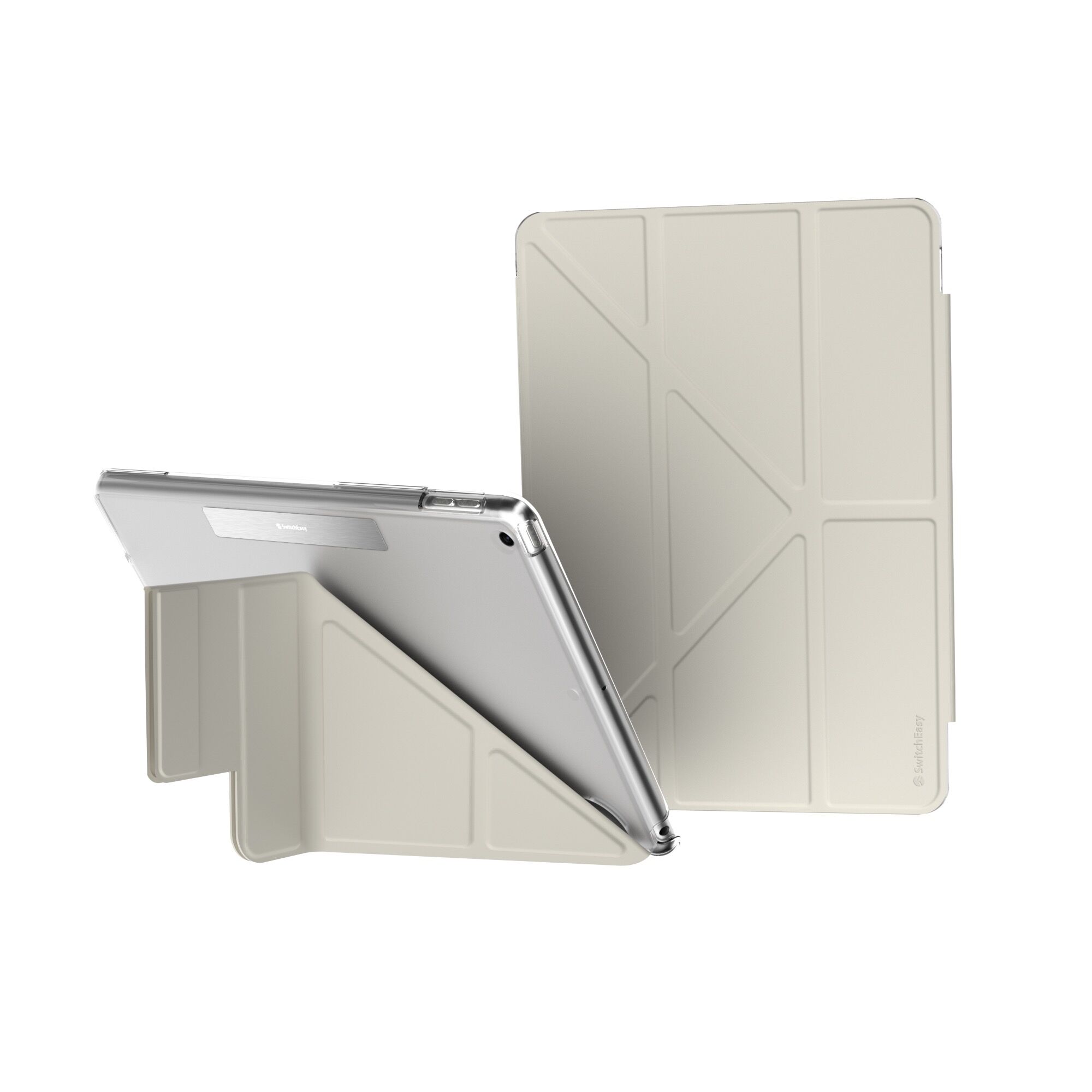 Чехол SwitchEasy Origami Nude для планшета Apple iPad 10.2 (2019-2021), бежевый (SPD102037SI22)