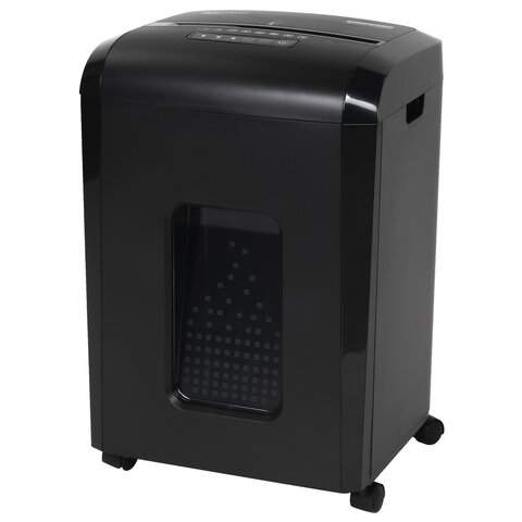 

Шредер Brauberg 1525X, секретность 4/P-4, перекрестный - 4 мм x 4 см, объем 25 л, кол-во листов до 15 шт., скрепки, скобы, карты, черный (4606224293622), 1525X