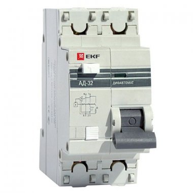 

Выключатель автоматический EKF DA32-40-100-pro PROxima 1P+N 40А C 4.5кА (DA32-40-100-pro), DA32-40-100-pro