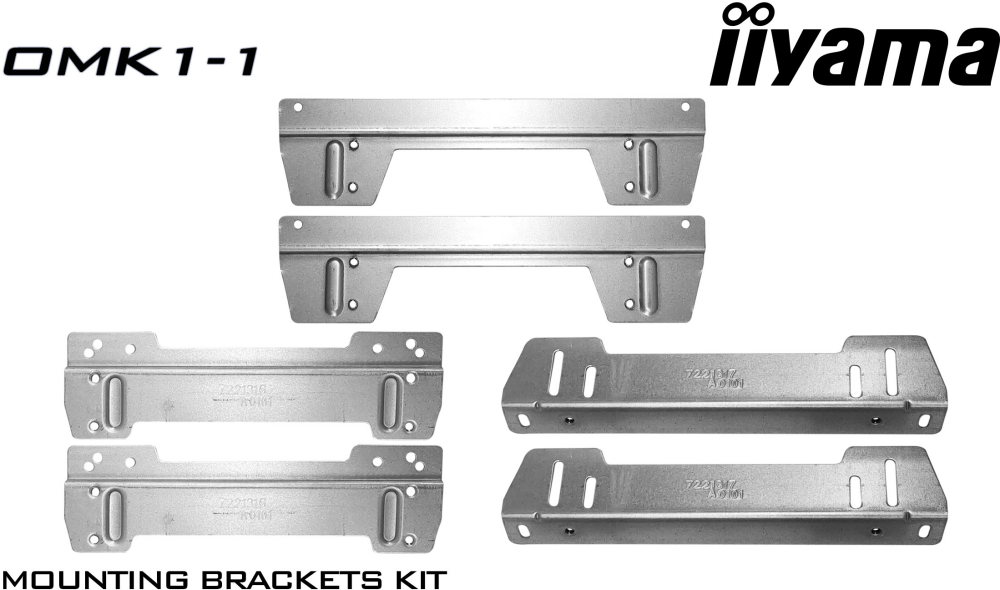 Набор креплений для мониторов IIYAMA OMK1-1, серебро (OMK1-1)