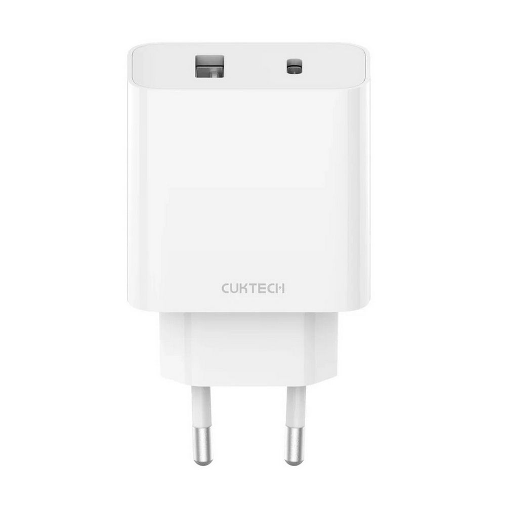 Сетевое зарядное устройство CUKTECH A19 EU 30 Вт, USB, EU, USB type-C, белый (A19 EU)