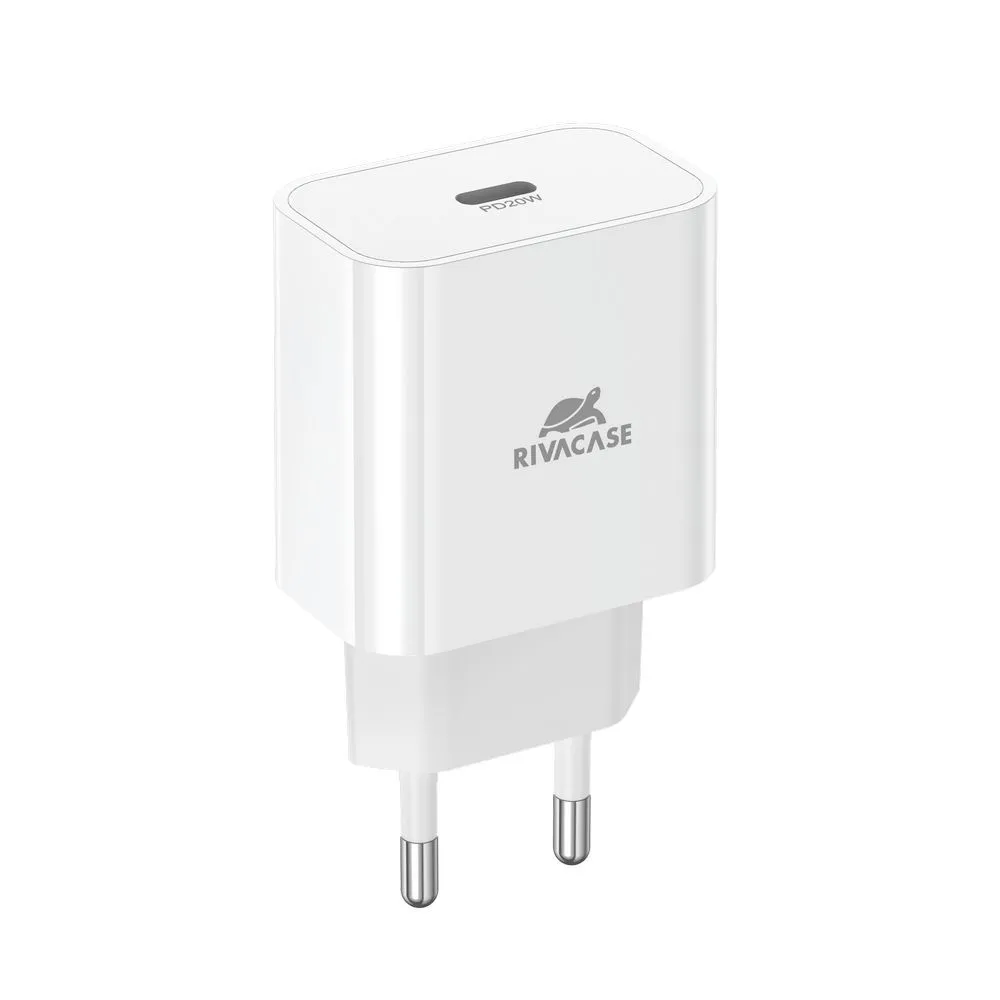 

Сетевое зарядное устройство RivaCase PS4101 W00 20 Вт, EU, USB type-C, Quick Charge, PD, белый (4260709013152), PS4101 W00
