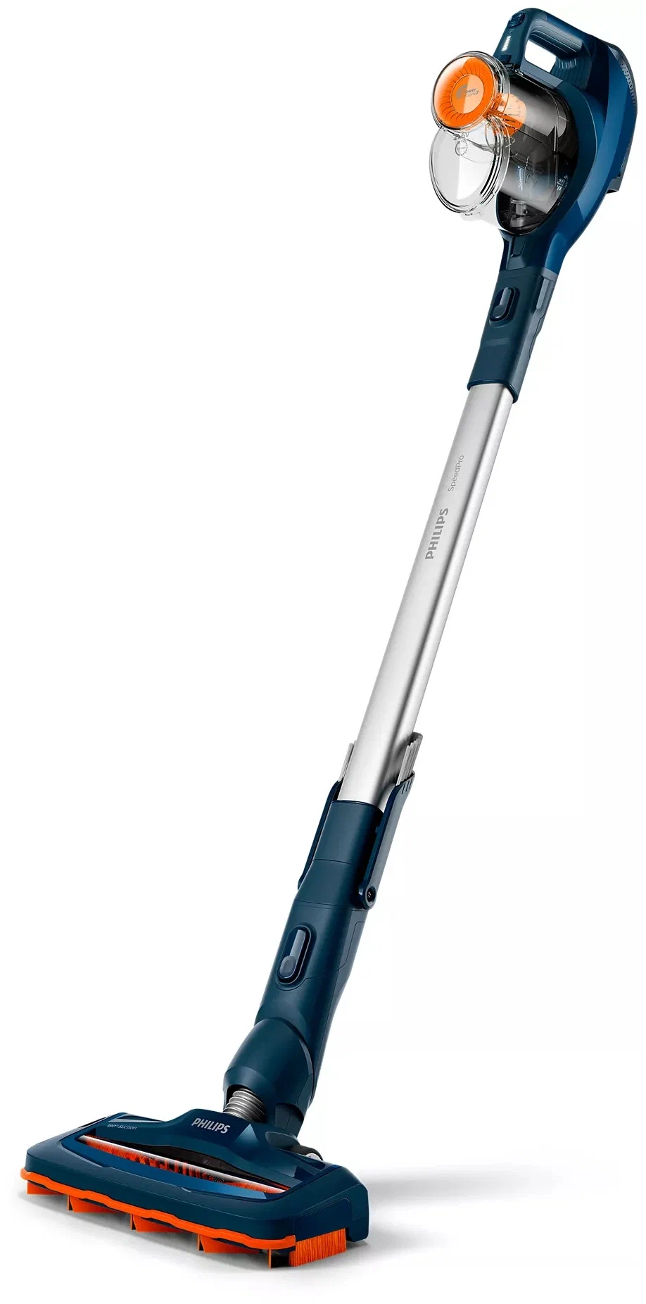 

Вертикальный пылесос PHILIPS FC6724/01, питание от аккумулятора, синий (FC6724/01), FC6724/01