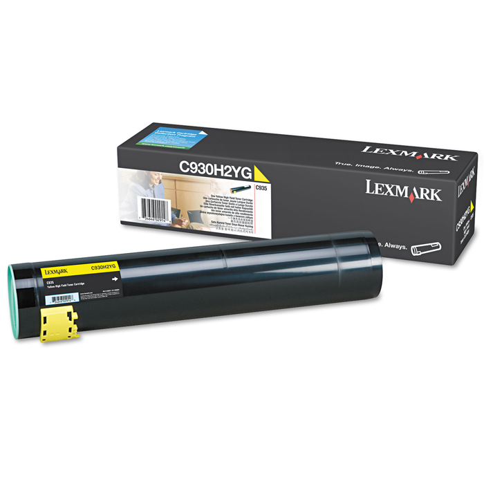 

Картридж лазерный Lexmark C930H2YG, желтый, 24000 страниц, оригинальный для C935, C930H2YG