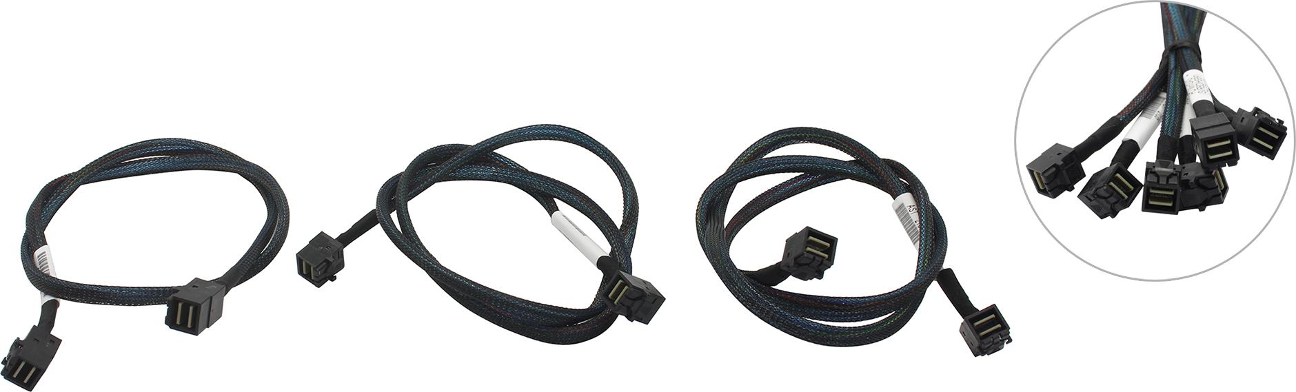 

Комплект кабелей Intel Accessory cable kit, SFF-8643 (mini SAS HD) - SFF-8643 (mini SAS HD), 93/81/64 см, черный (CYPCBLHDHDXXX1 99AJF8), Accessory cable kit