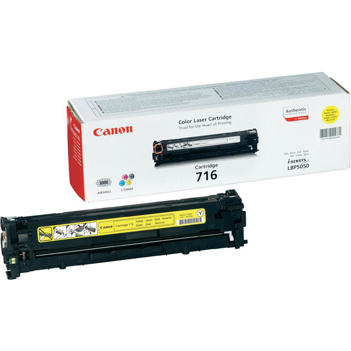 Картридж лазерный Canon 716Y/1977B002, желтый