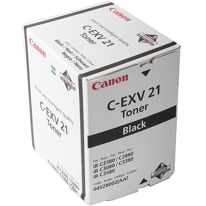 

Картридж лазерный Canon C-EXV21Bk/0452B002, черный, 26000 страниц, оригинальный для Canon iR-C2380 / C2550 / C2880 / C3080 / C3380 / C3480 / C3580, C-EXV21Bk