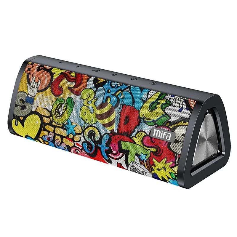 

Портативная акустика MIFA Outdoor A10+, 25 Вт, AUX, Bluetooth, граффити (A10PBG), Outdoor A10+
