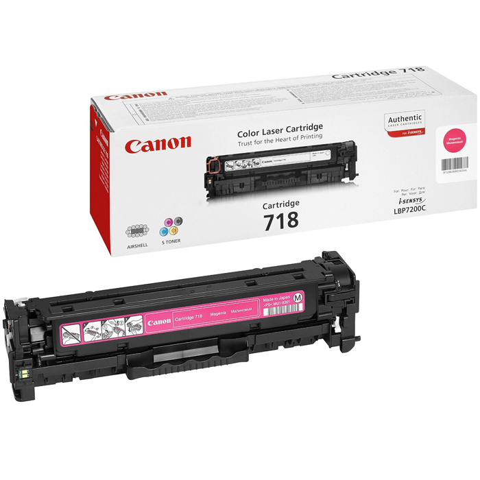 Картридж лазерный Canon 718M/2660B002, пурпурный