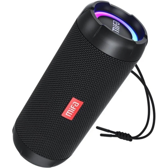 

Портативная акустика MIFA Outdoor WildRod, 20 Вт, AUX, microSD, Bluetooth, подсветка, черный (S2118-BK), Outdoor WildRod