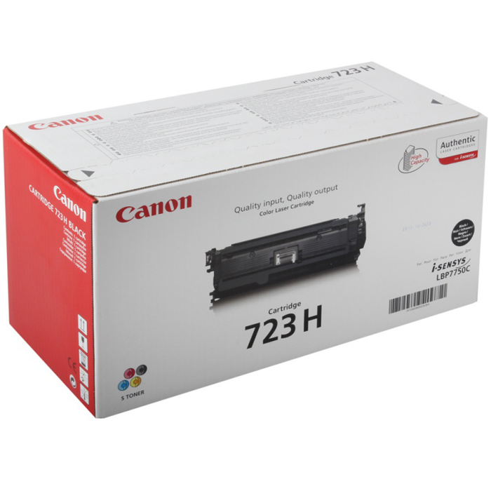 

Картридж лазерный Canon 723H/2645B002, черный, 10000 страниц, оригинальный, для Canon i-SENSYS LBP7750C, 723H