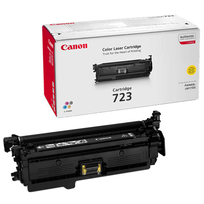 Картридж лазерный Canon 723Y/2641B002, желтый