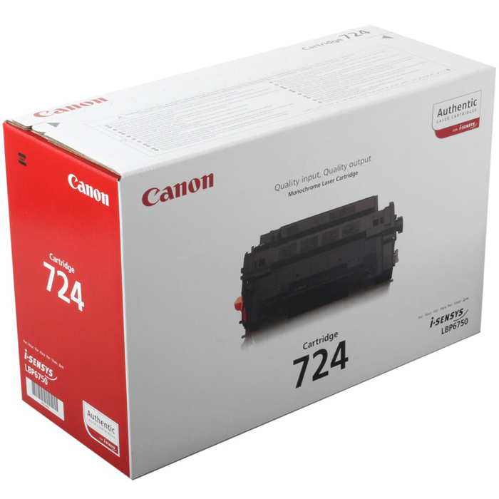 Картридж лазерный Canon 724/3481B002, черный