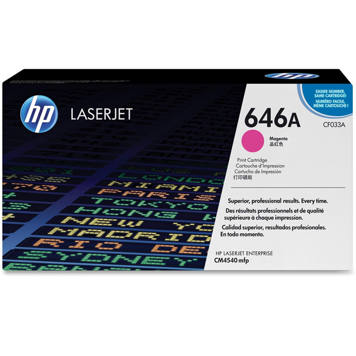 Картридж лазерный HP 646A/CF033A, пурпурный