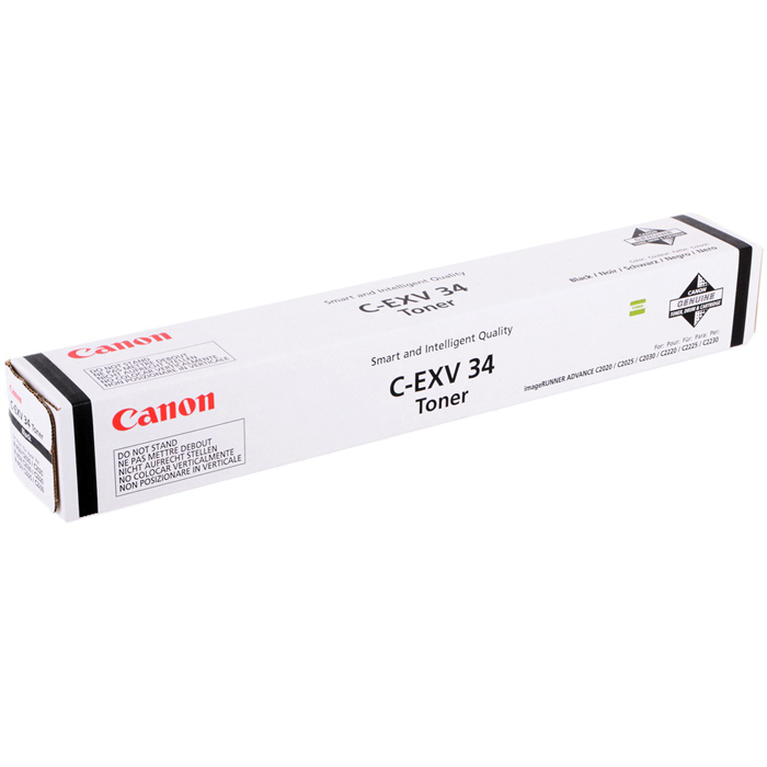

Картридж лазерный Canon C-EXV34Bk/3782B002, черный, 23000 страниц, оригинальный для Canon iR Advance C2020 / C2025 / C2030 / C2220 / C2225 / C2230, C-EXV34Bk