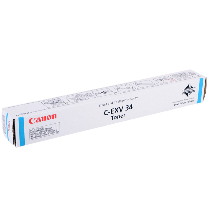 Картридж лазерный Canon C-EXV34C/3783B002, голубой