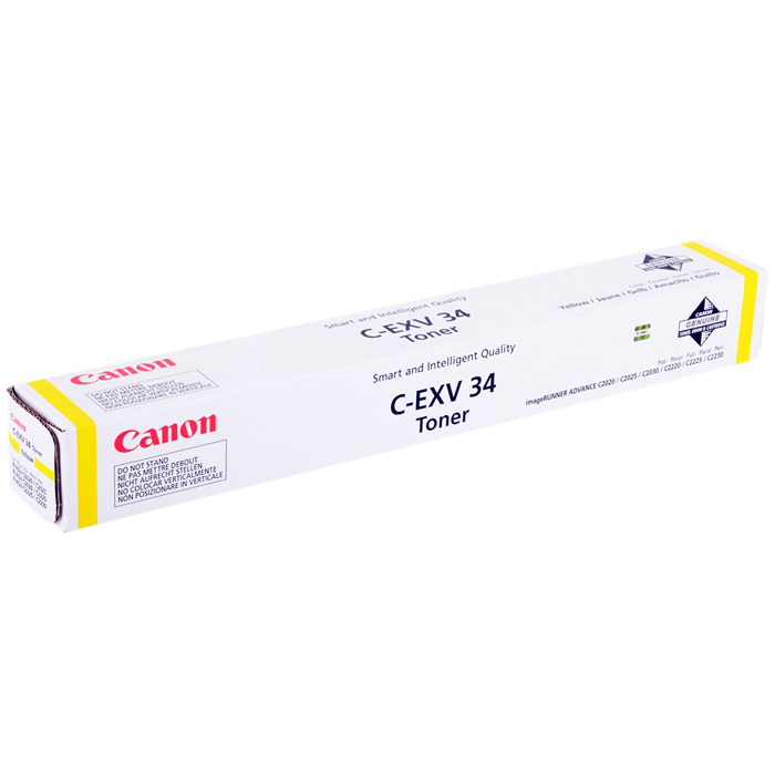 Картридж лазерный Canon C-EXV34Y/3785B002, желтый