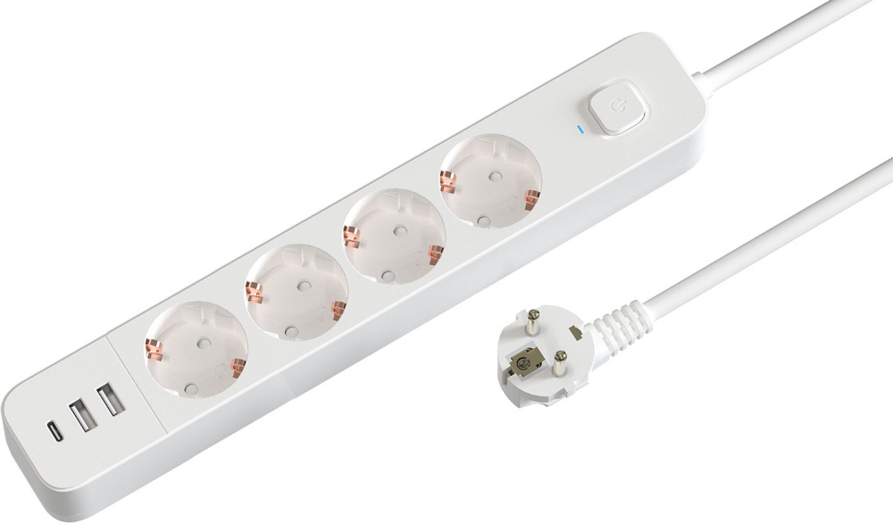 

Сетевой фильтр Гарнизон, 4-розетки, 2xUSB, 1xUSB Type-C, 4 м, белый (EPS-OP-4-CU2-W-2)